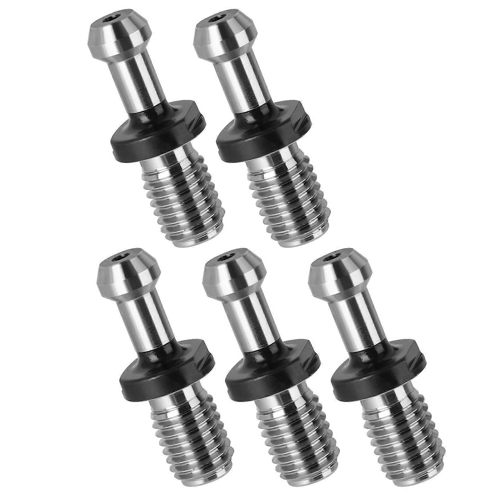 Clamp Screw Knob Lathe Tool Pull Stud Cat40-45 Degree Fixed Knob Retention Knob Industrial Use 5Pcs
