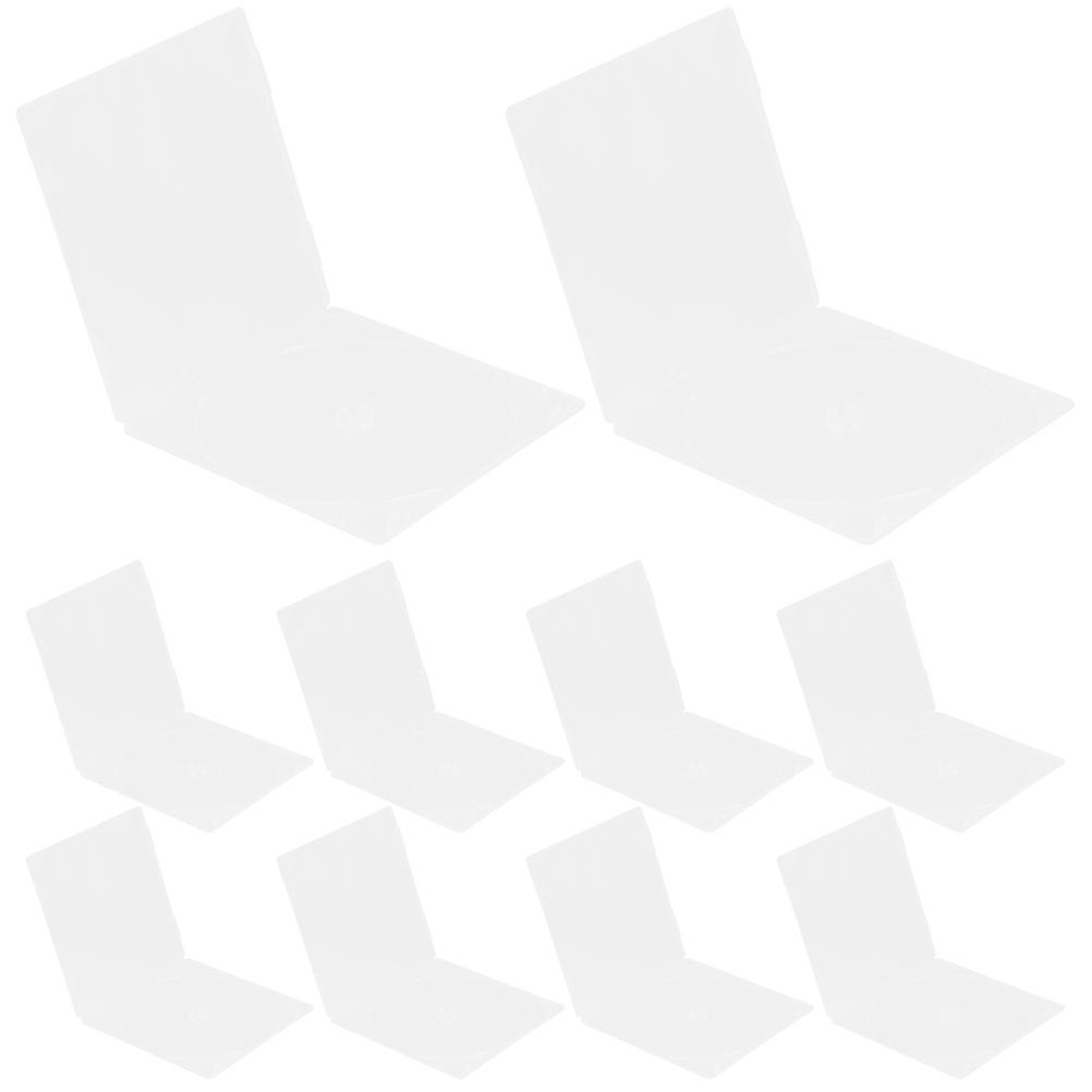 Transparent Cd Storage Box for Protection and Organization 15Pcs Plastic Case