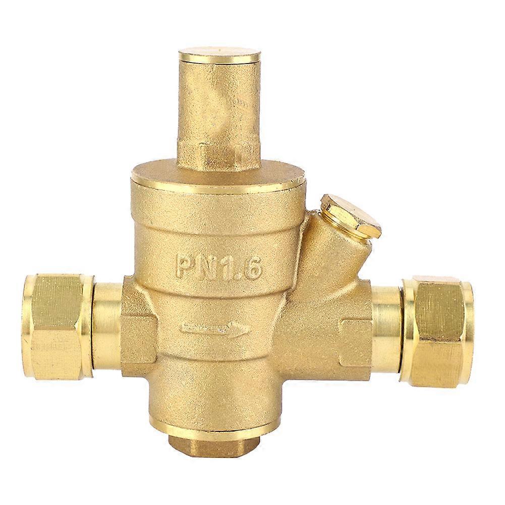 DN15 1/2" Adjustable Water Pressure Reducing Brass Regulator Valve PN1.6