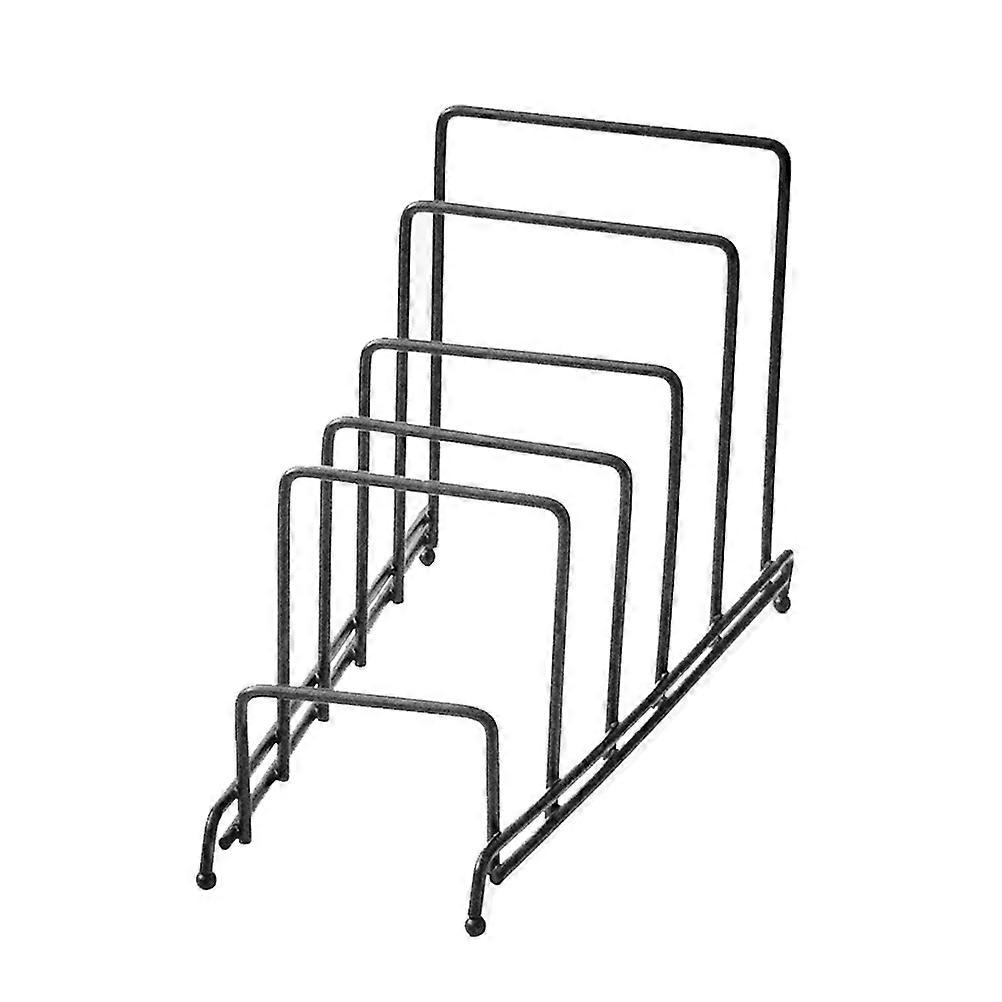 Rectangular Iron Dish Drying Rack Style Kitchen Organizer 1Pack 28x12x16cm Black
