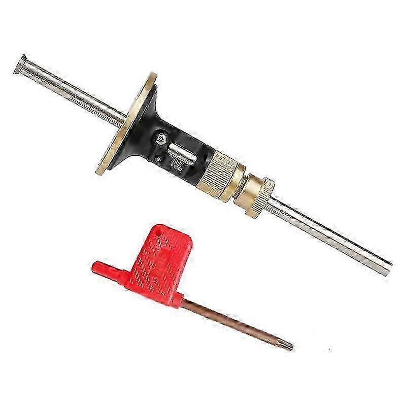 Premium Woodworking Depth Gauge with Dual-Function Marking Wheel for Accurate Measuring and Scriber Lines