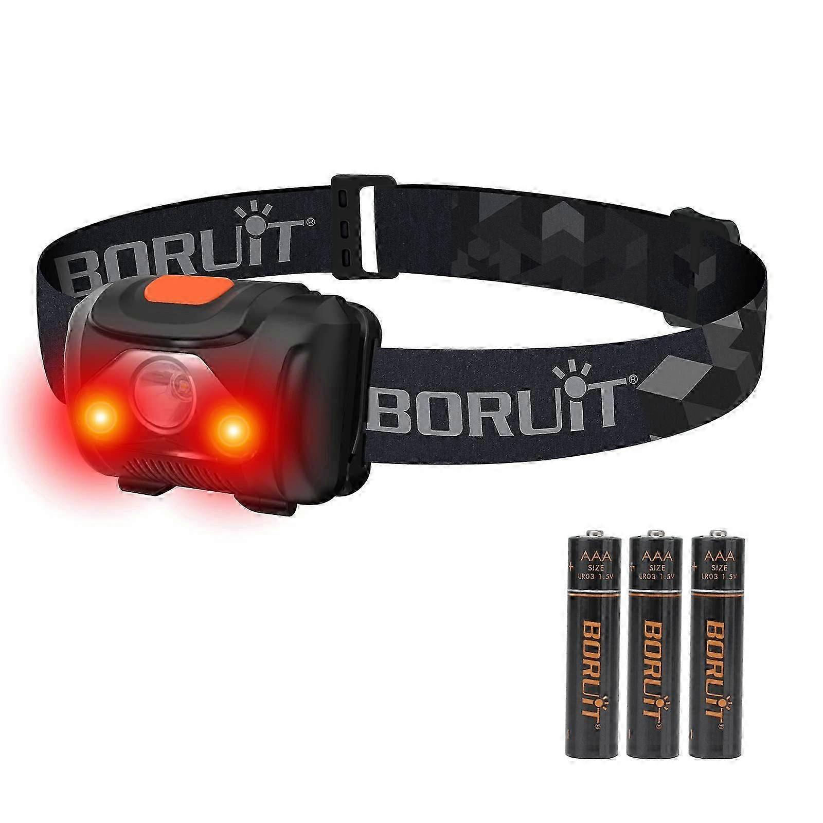 Led Headlamp - Head Lamp Red Light Aaa Battery Super Bright 4 Mode