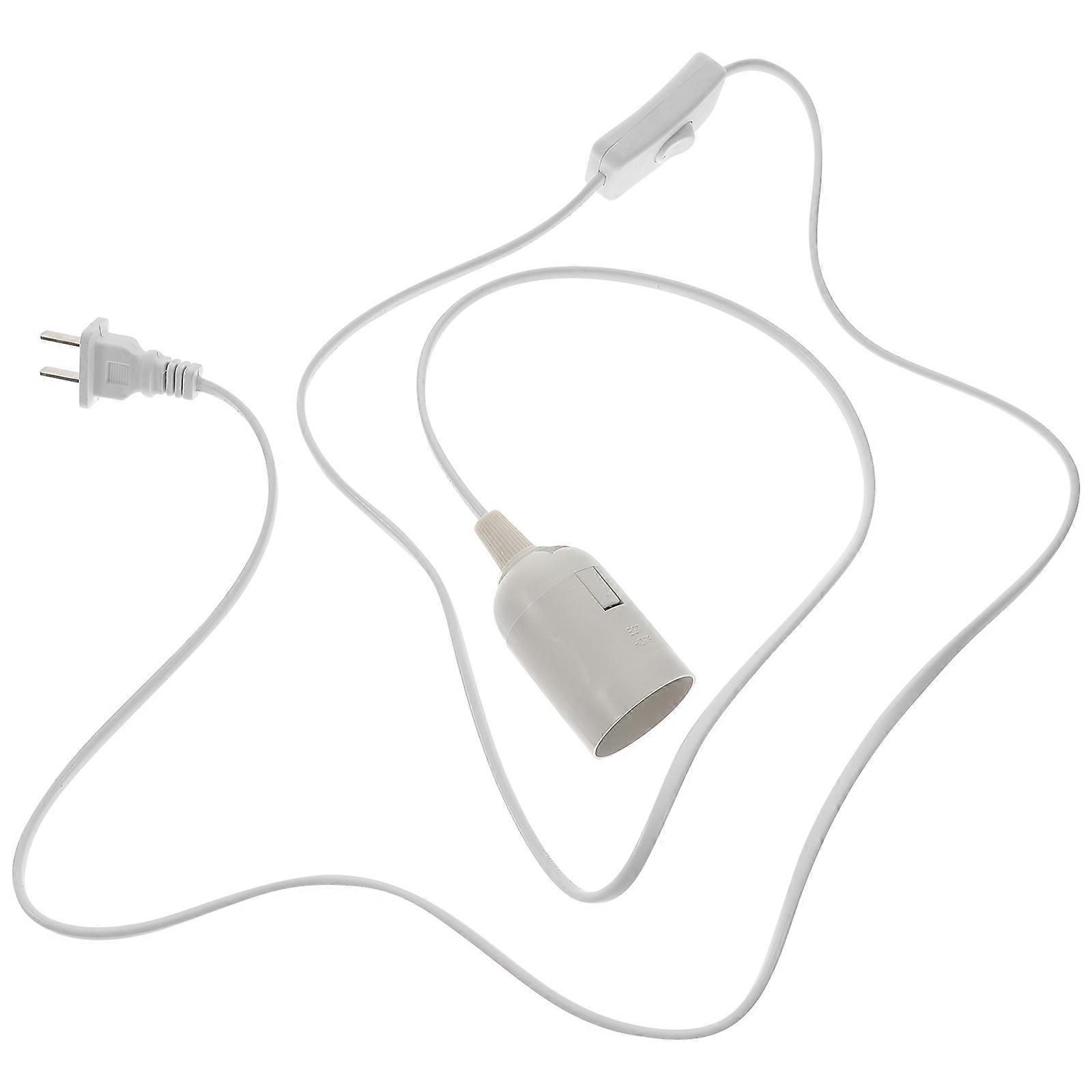 Hanging Lamp With Plug In Cord Durable Ceiling Lamp Power Cord For Hotel Projects 1Pack