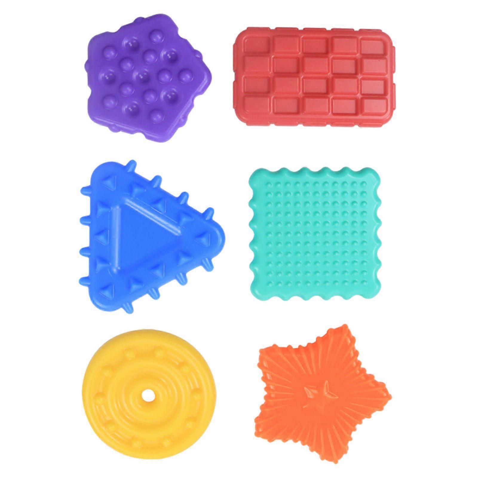 Novelty Colorful Stone Toy Simulation Gadget Sensory Activity Stone for Kids Hand Exercise Collecting Toy Silicone Worry