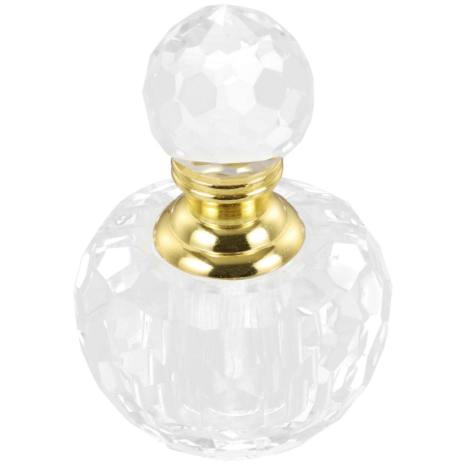 Refillable Empty Bottle For Essential Oils Elegant Vintage Style Ideal For Daily Use 1Pcs
