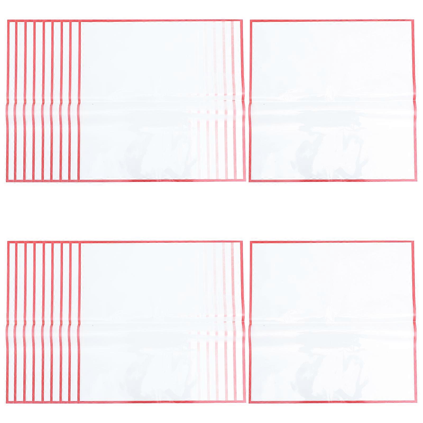 Flower Wrapping Paper for DIY Use Red BOPP Craft Wrapping Paper Sheets 20 Sheets