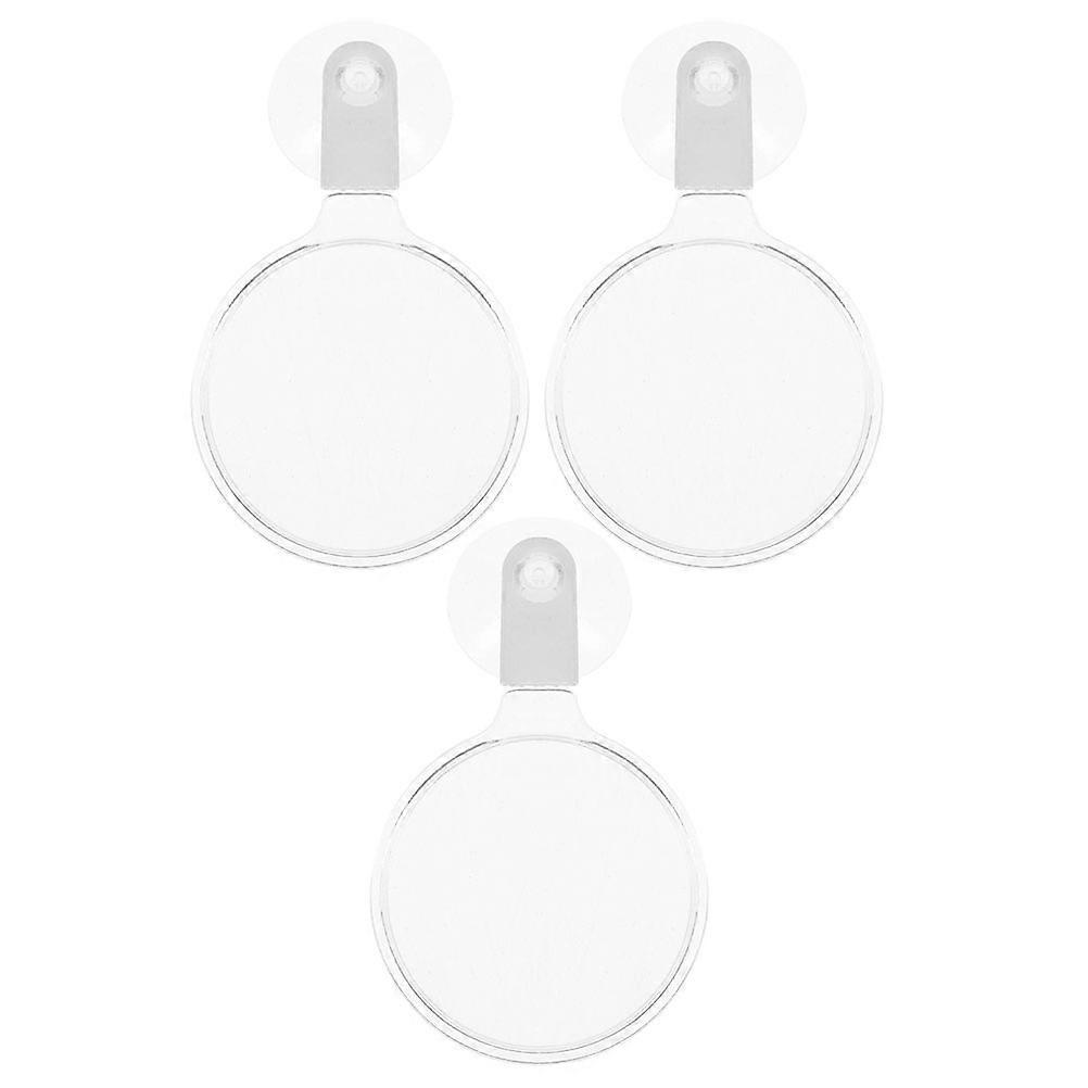 Aquarium Magnifier with Suction Cup for Clear Observation of Fish Tanks and Plants Acrylic White