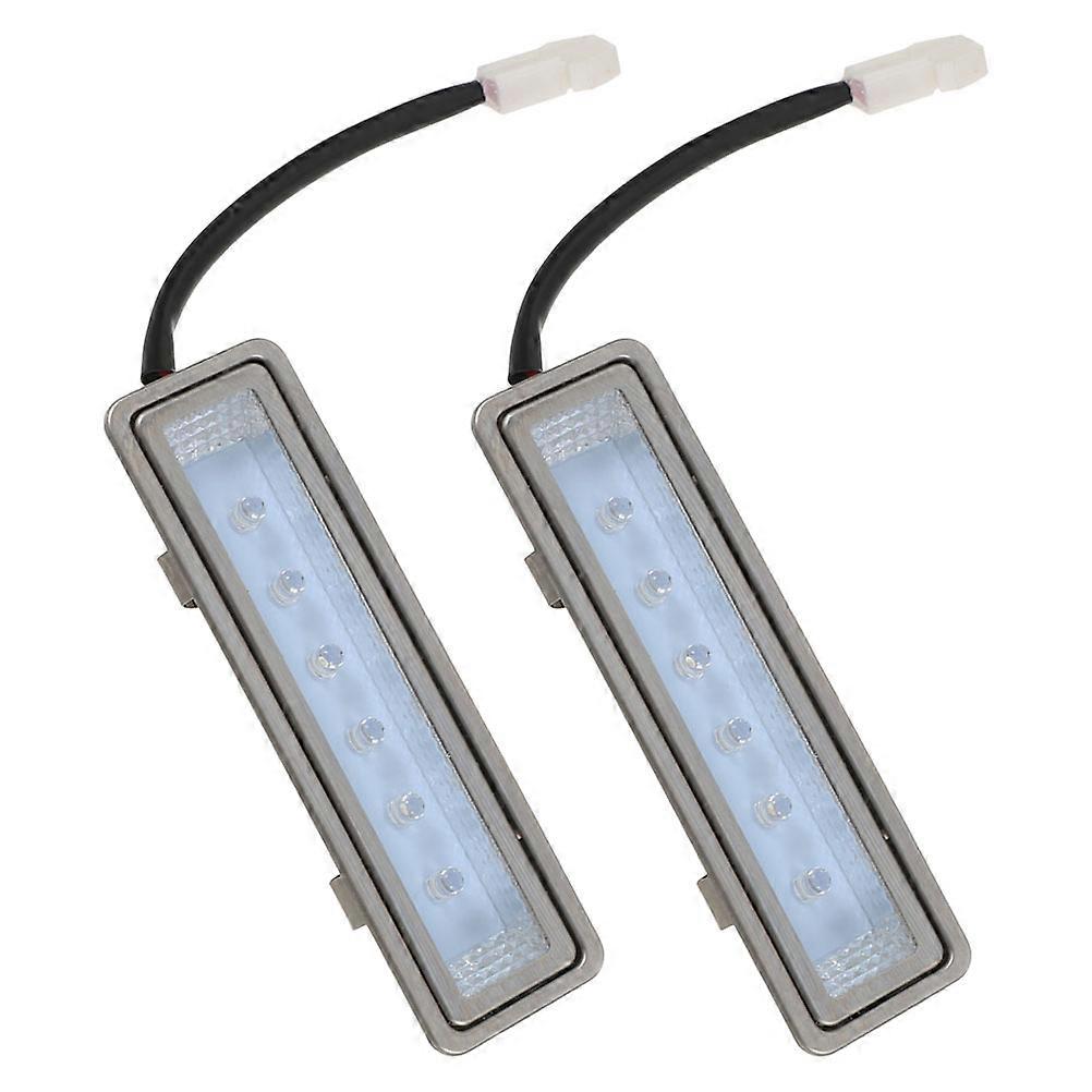LED Lighting Bulb for Range Hood, Stove, Vent, Extractor Appliance – White Aluminum Alloy Light Shape, 2PCS