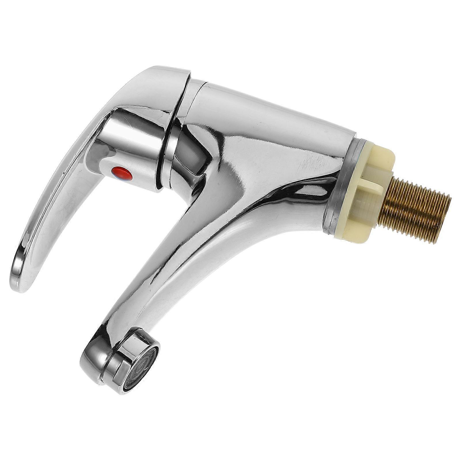 Silver Alloy Water Faucet with Solid Metal Construction for Home Kitchen Use Ensuring Durability 2012 Size