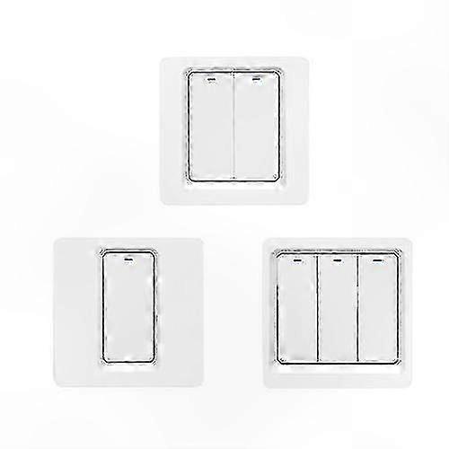 Smart Push Switch, No Neutral Wire Needed, Easy Installation for Home Automation