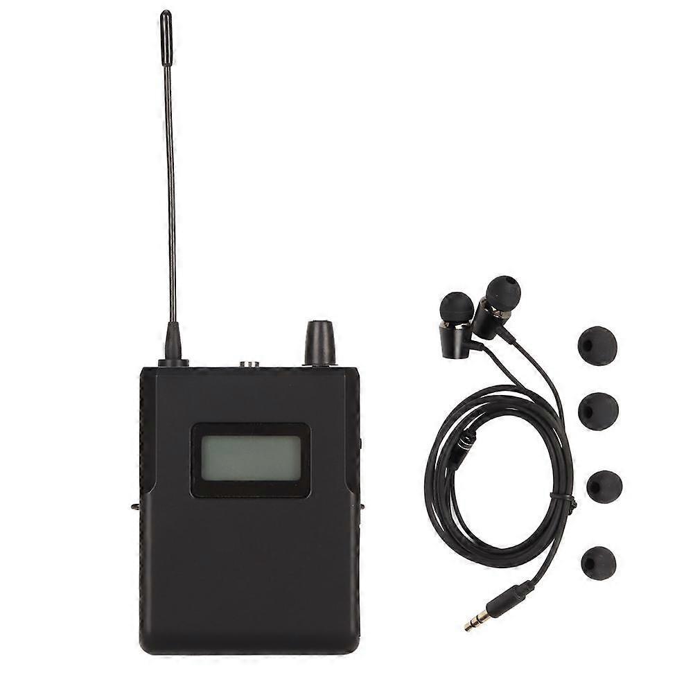 Anleon S2R Portable Radio Receiver 670-680MHz with LCD Screen, Stable Signal and Earphone for Indoor Outdoor Use