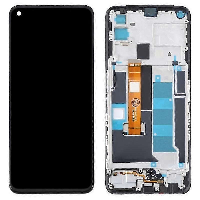 Compatible with Realme 7 5G Grade B LCD Screen and Digitizer Assembly Frame Repair Part (without Log