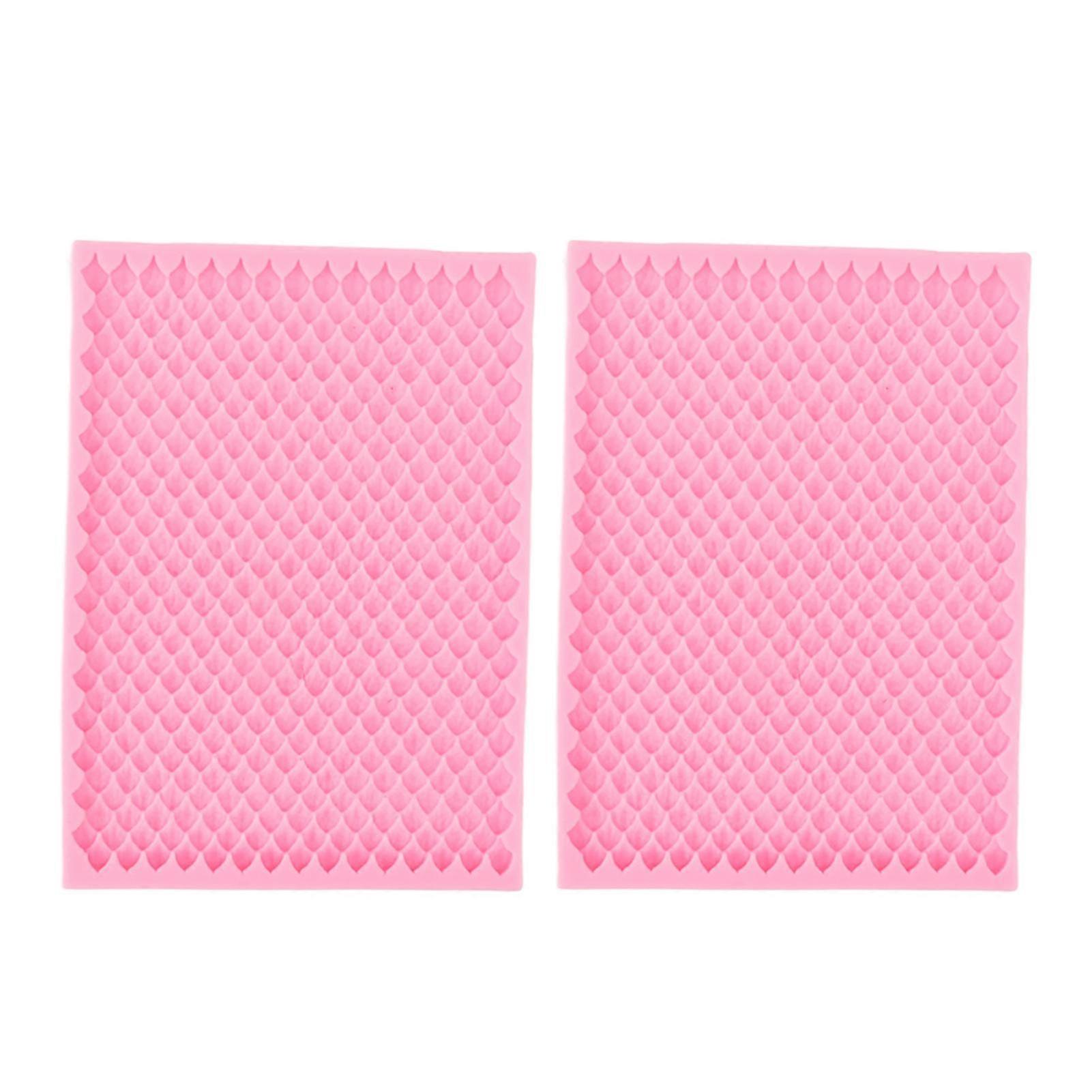 2 STÜCKE Silikonform in Lebensmittelqualität geruchlose weiche DIY-Kuchendekorationsform für Bastelprojekte