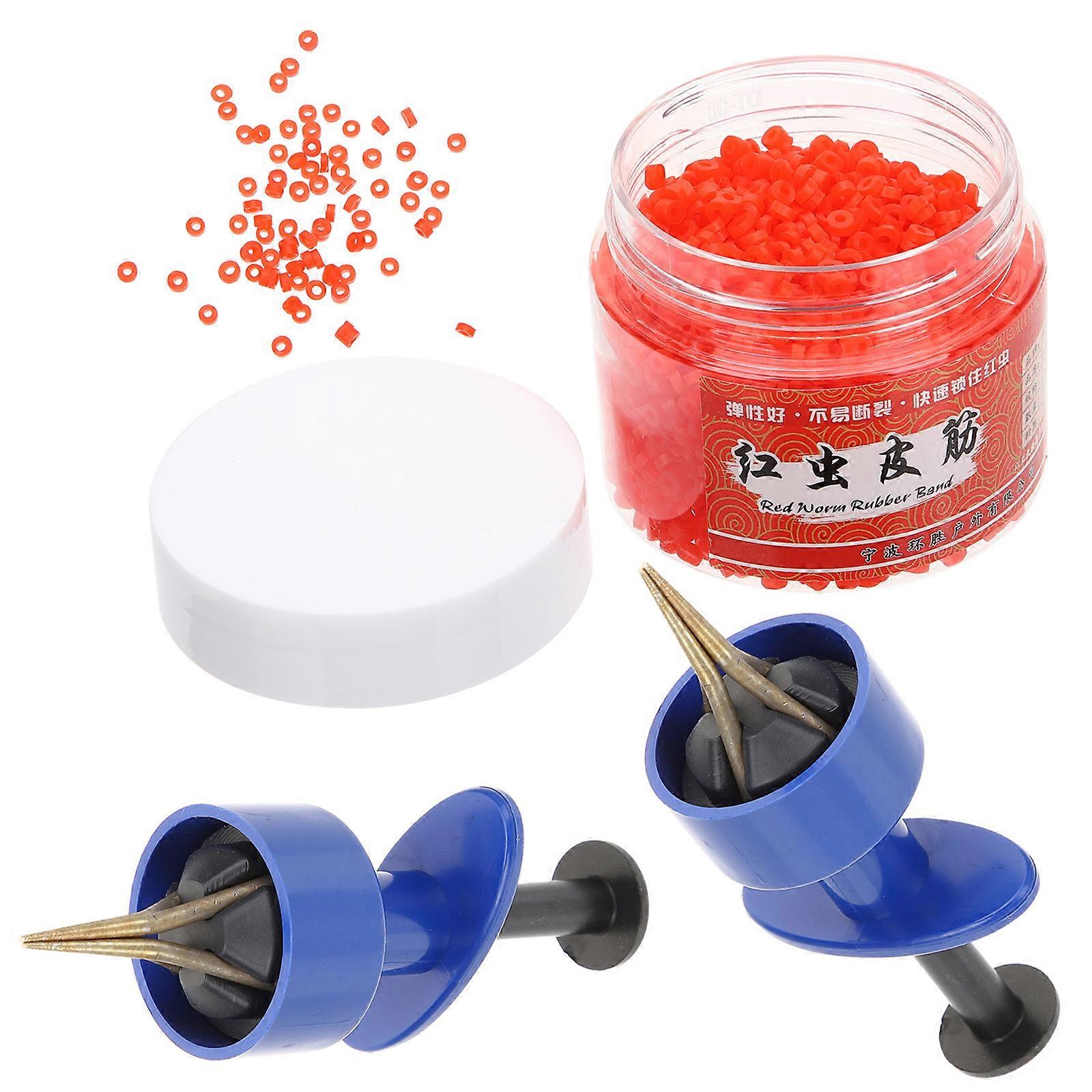 Durable Red Worm Catching Clamps High Strength Bloodworm Clips for Fishing Baits Convenient Fish Catching Tools for Maggots