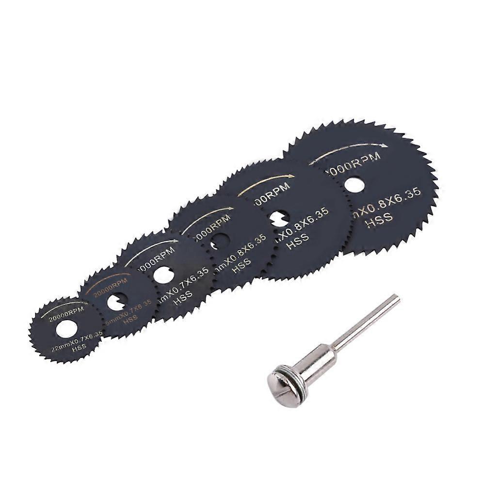 22/25/32/35/44/50mm HSS Miniature Circular Saw Blade Woodworking Cutting Disc Rotary Cutting Tool for Wood Copper Iron Aluminum
