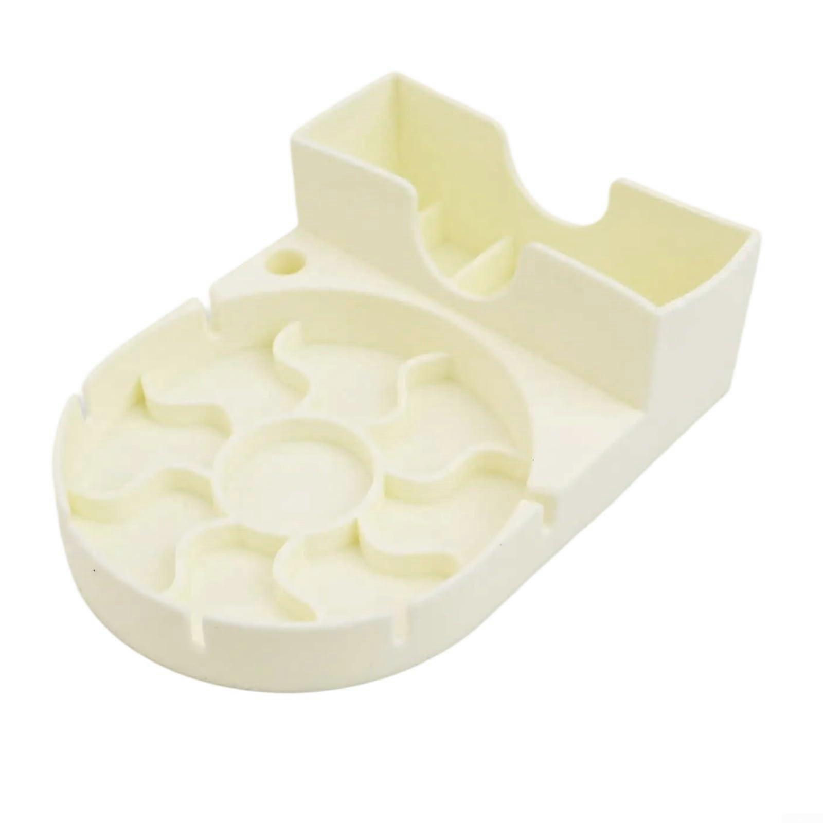 Cup Dryer Silicone for Fast Drying with Enhanced Airflow Design, Cream Color, Durable Material, and Compact Size