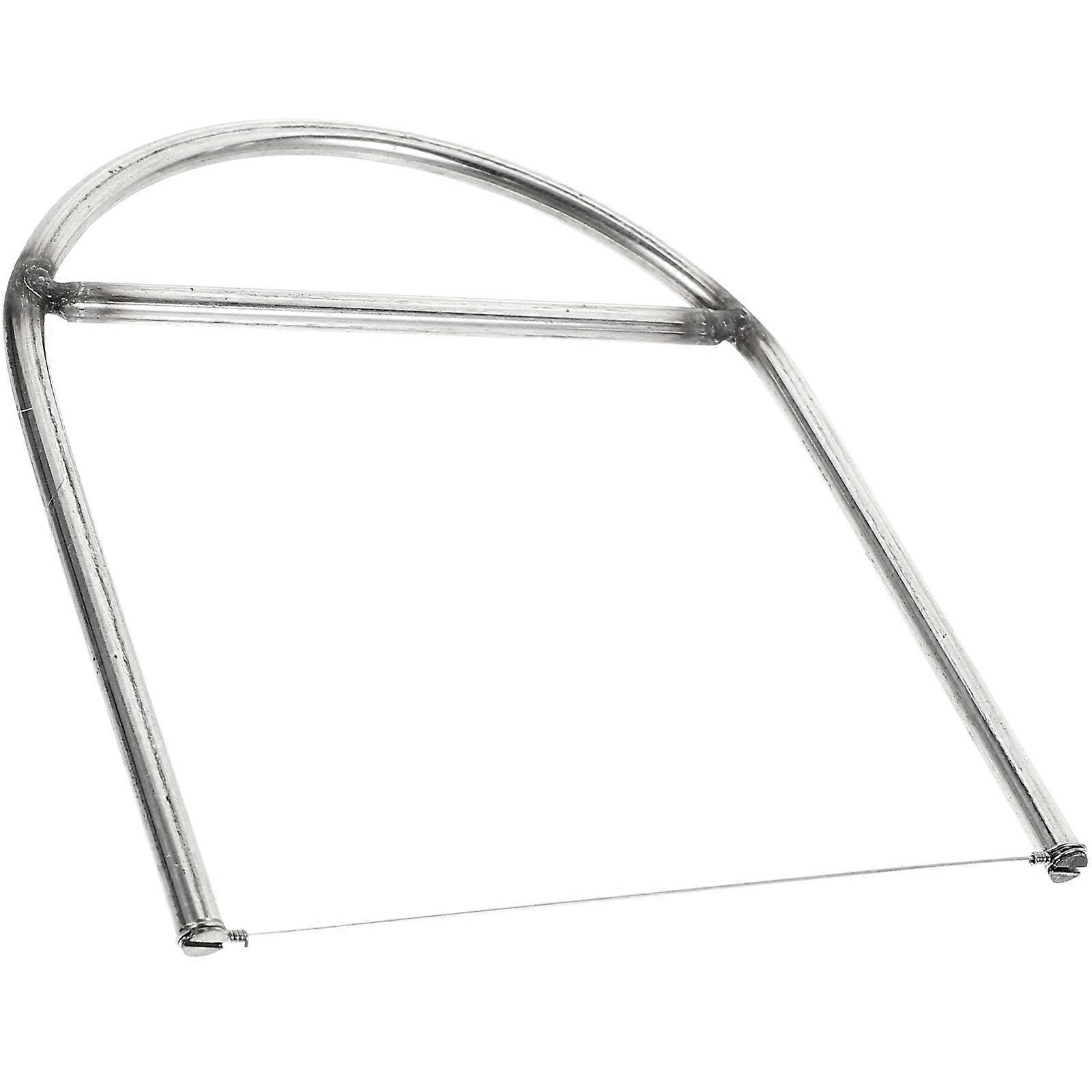 DIY Ceramic Clay Modeling Tool with Stainless Steel Wire for Quicker Smoother Cuts Silver