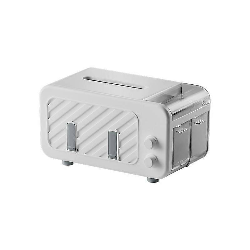 Tissue Box Holder, Multi-Functional Tissue Box Cover with Mobile Phone Support