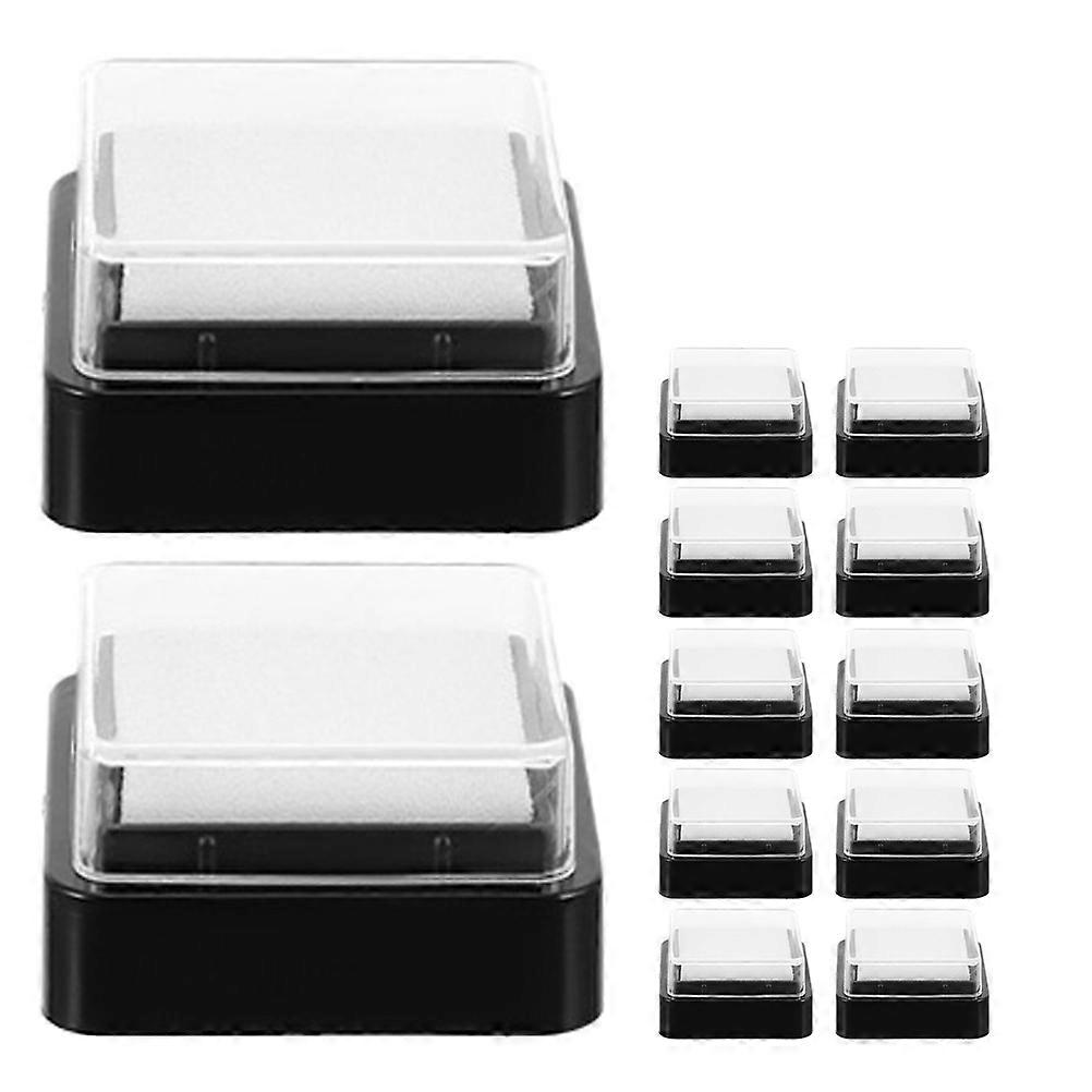 Here's a polished product description for your **12pcs Blank Ink Pads**:
### **12pcs Blank Ink Pads – Multi Functional DIY Craft Stamp Pads for