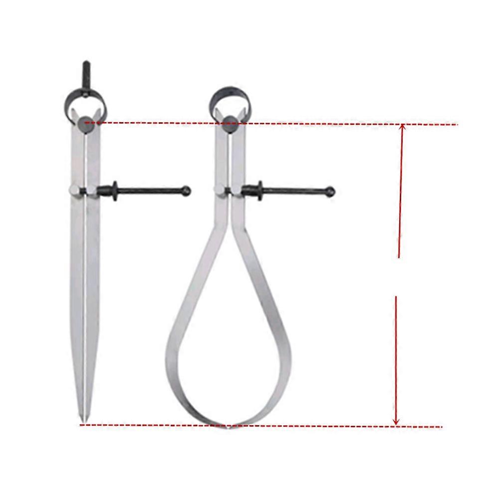 Manual Calipers 3Pcs Spring Divider Set 200mm Ideal For Accurate Measurements In Construction And Laboratory With Fine Adjustment 3Set
