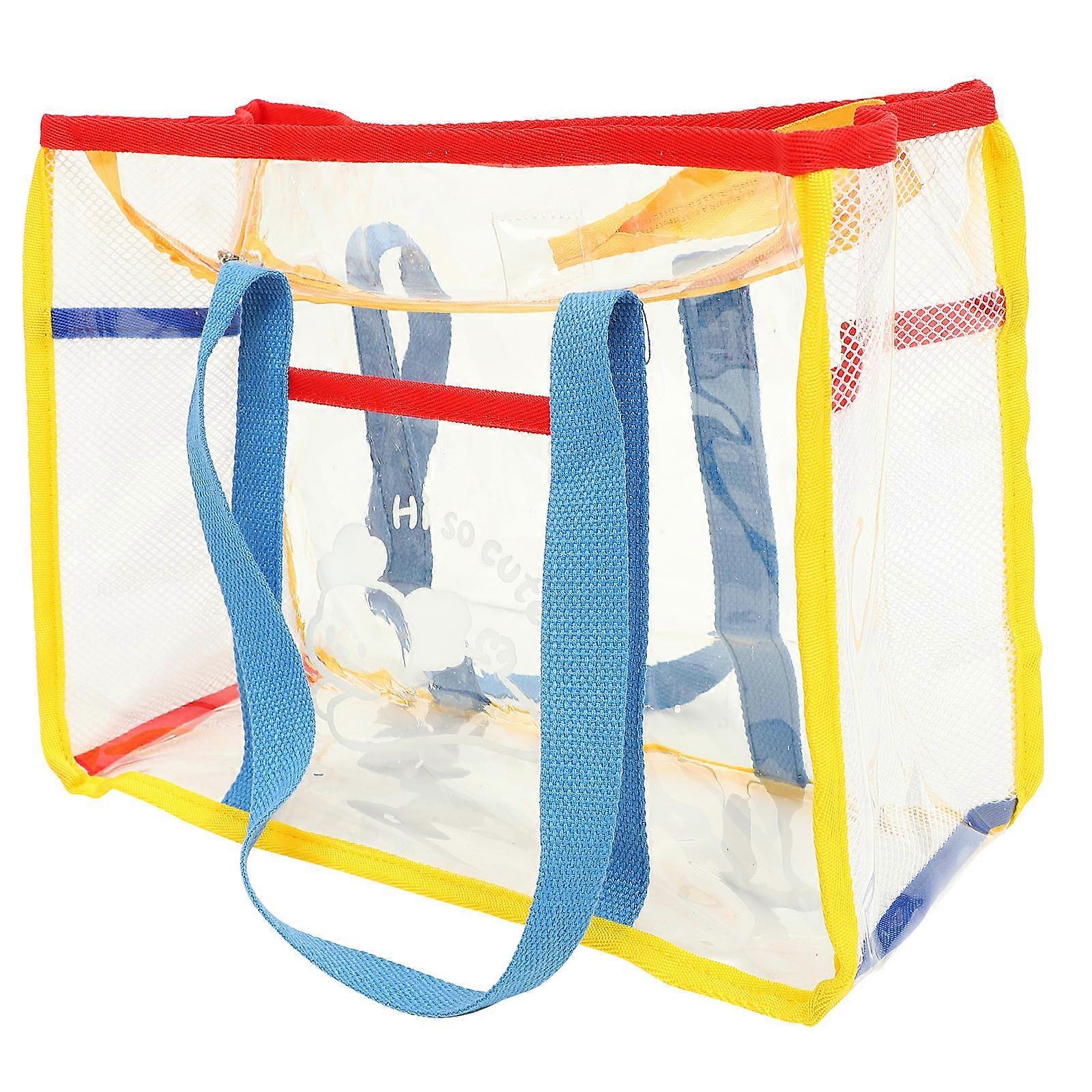 Multi-Purpose Transparent Tote Bag For Outdoor Activities With Comfortable Texture 1Set