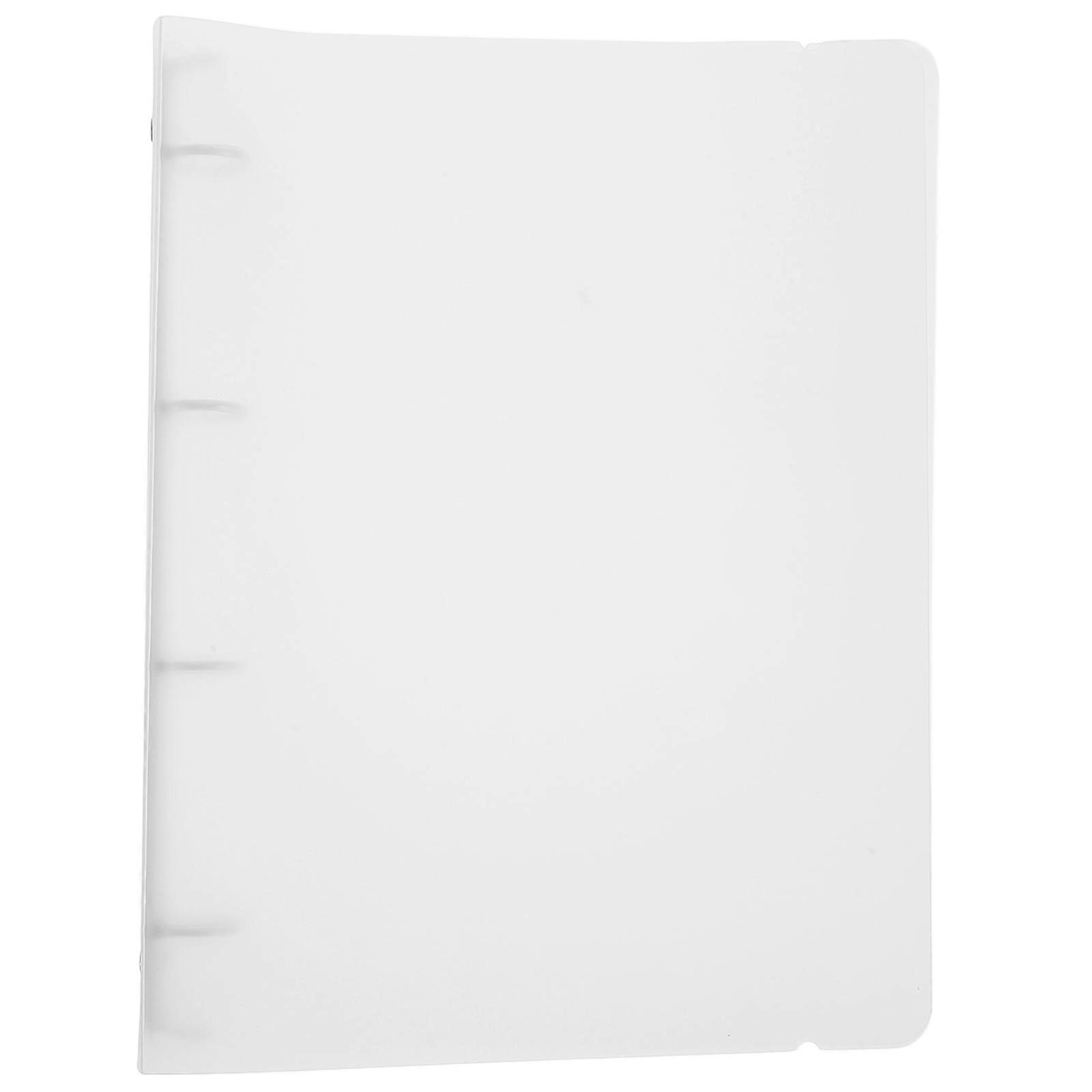 Document Organiser A4 Paper PP File Folders Elastic Band Fastening For School Business Use Semi Transparent Material 1Set