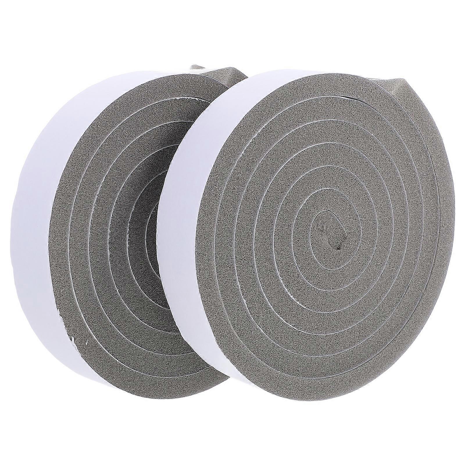 Self Adhesive Foam Door Seal Stripping Noise Blocker Windproof Draft Stopper for Windows Doors Home Use Grey