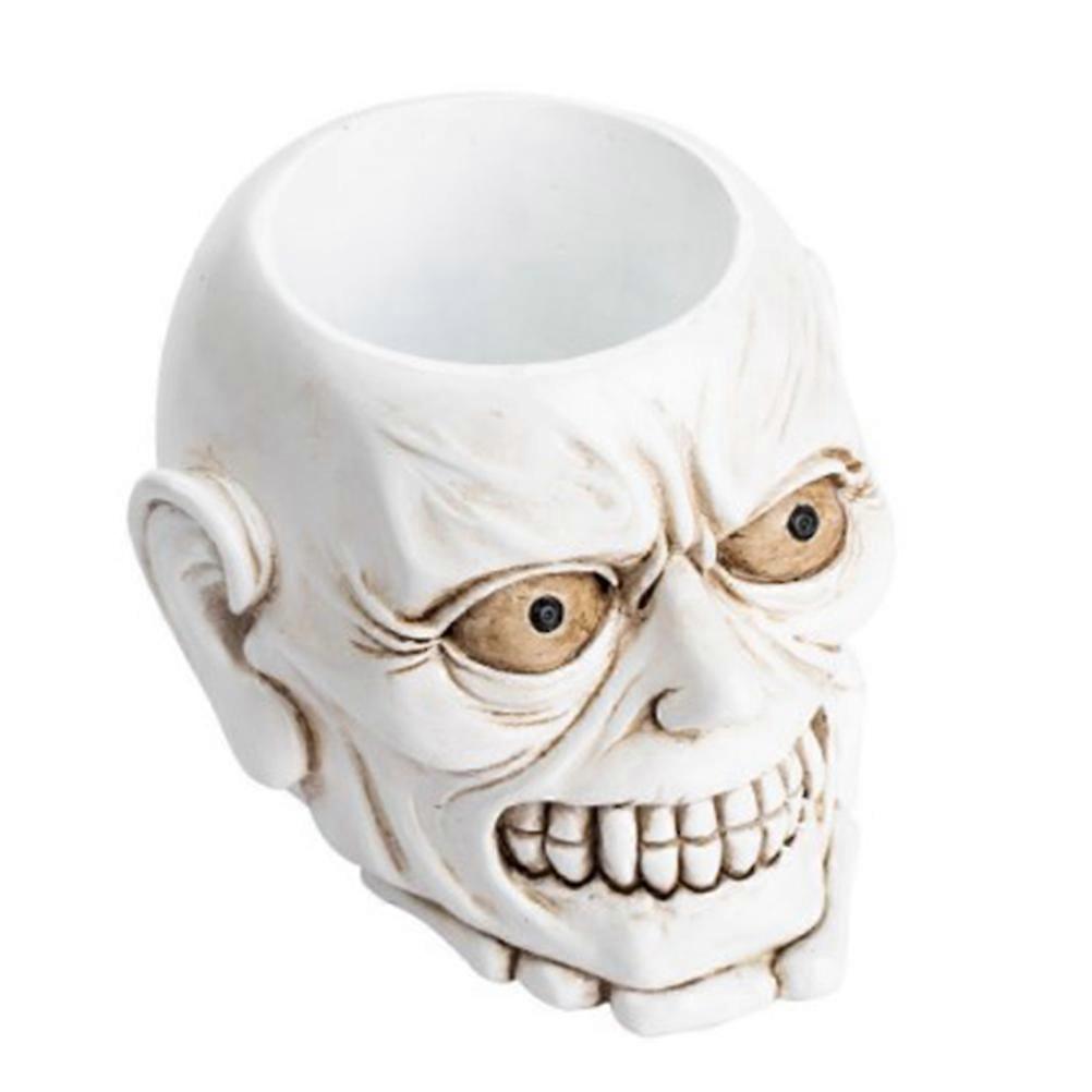 Skull Head Decoration For Home Decor And Office Supplies In European Retro Style With Beige Color And 1Pcs Quantity