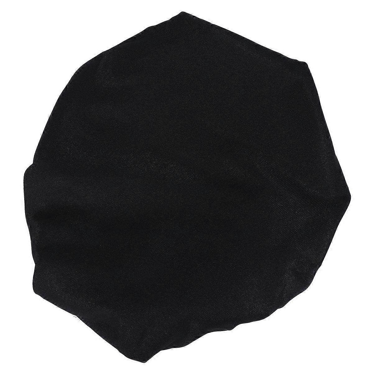 Children Chef Hat Adjustable For Baking Party Activities Black 1Pcs