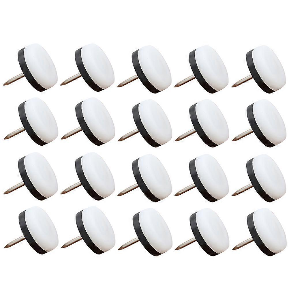 Furniture Leg Pads with Nail for Chair Table Non Skid Noise Proof Home Use Multi Color 22mm