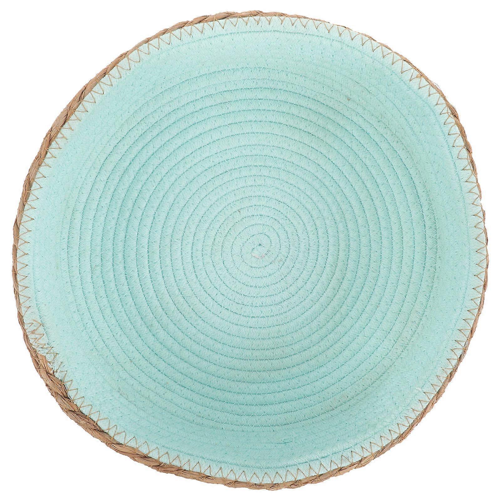 Woven Round Cat Sleeping Bed for Pets in Assorted Color Durable Grass and Wicker Design