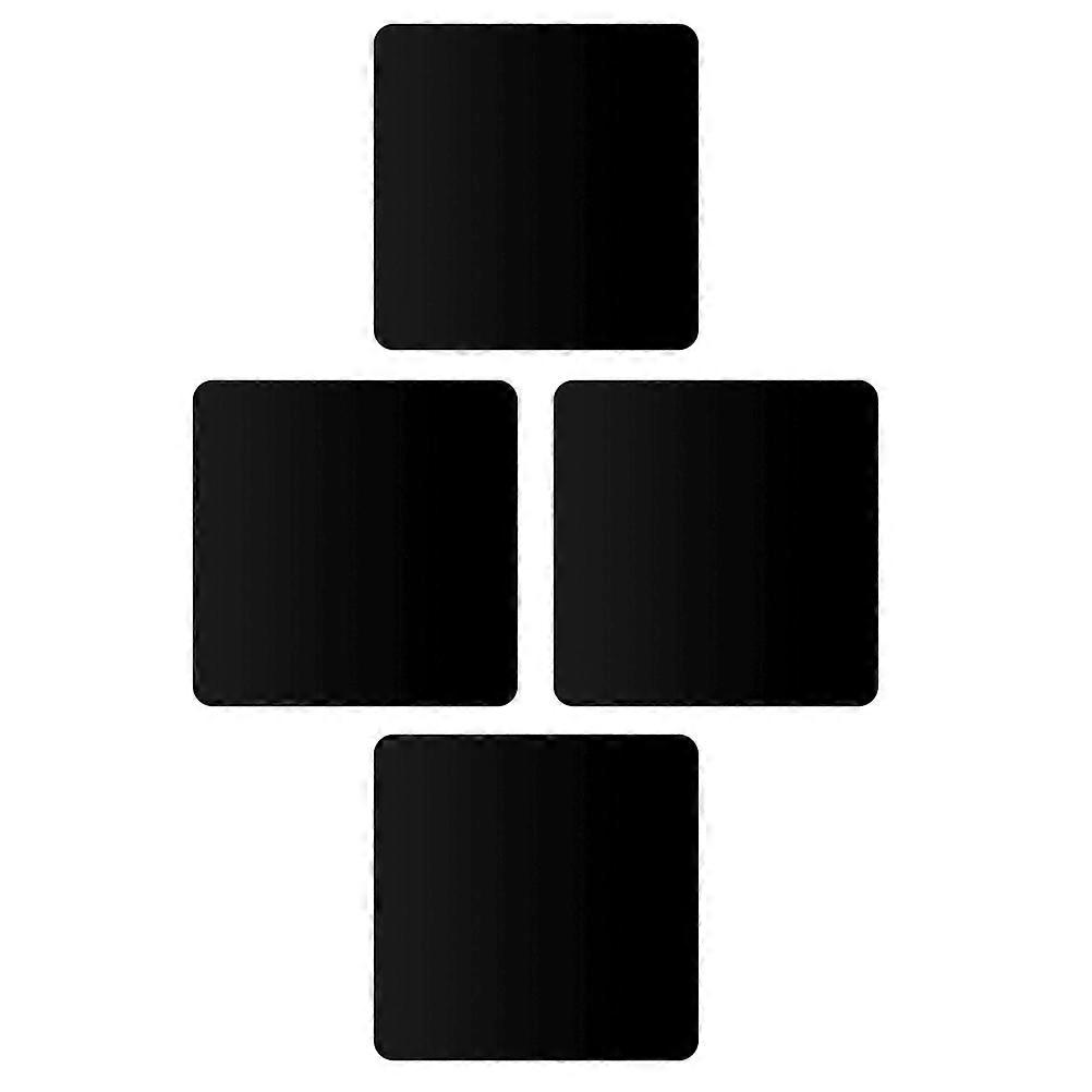 Acrylic Reflection Board for Photography Props with Black Color Ideal for Decor and Jewelry Background 4pcs