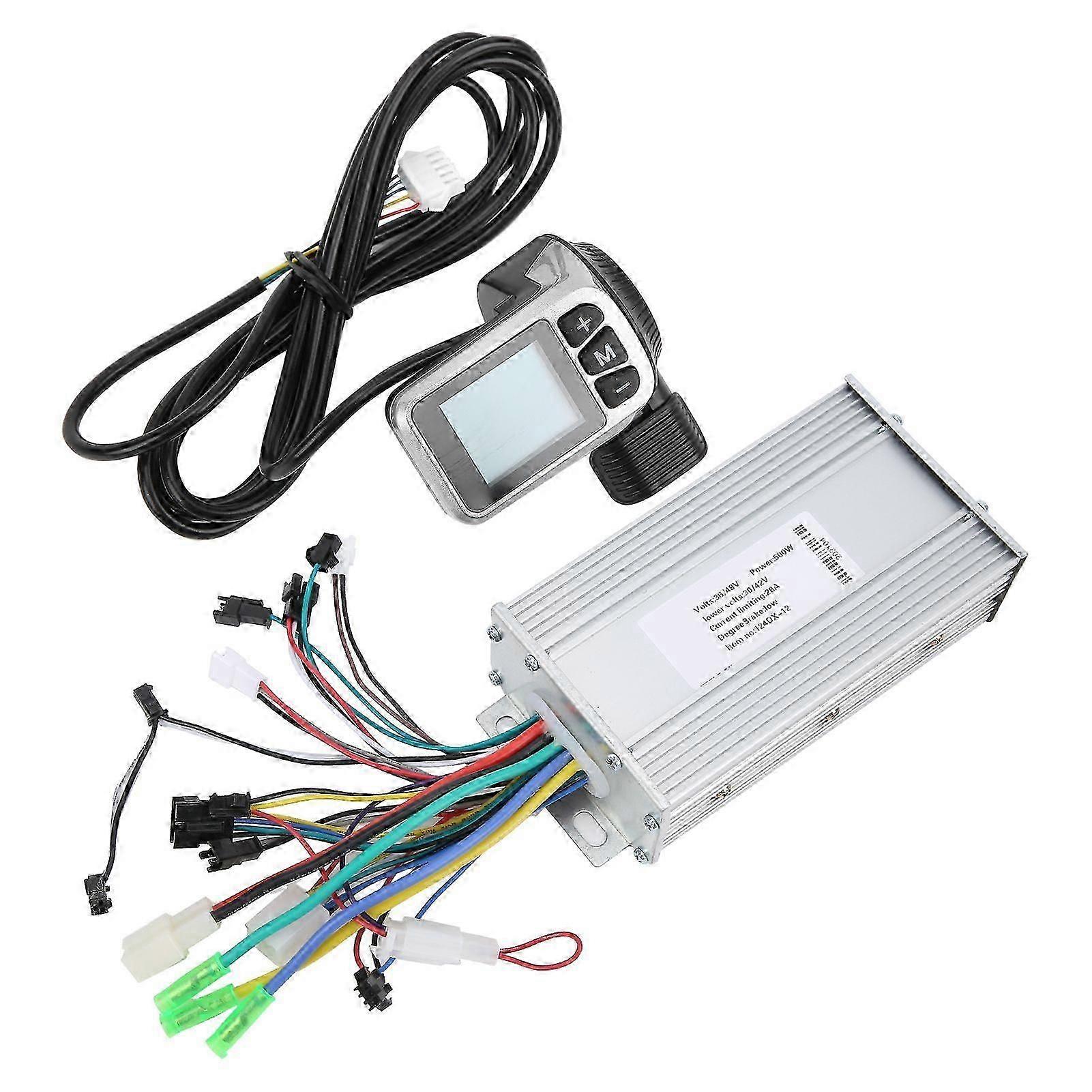 36V/48V 500W 124DX Brushless Motor Control Box Lithium Battery for Electrical Scooter