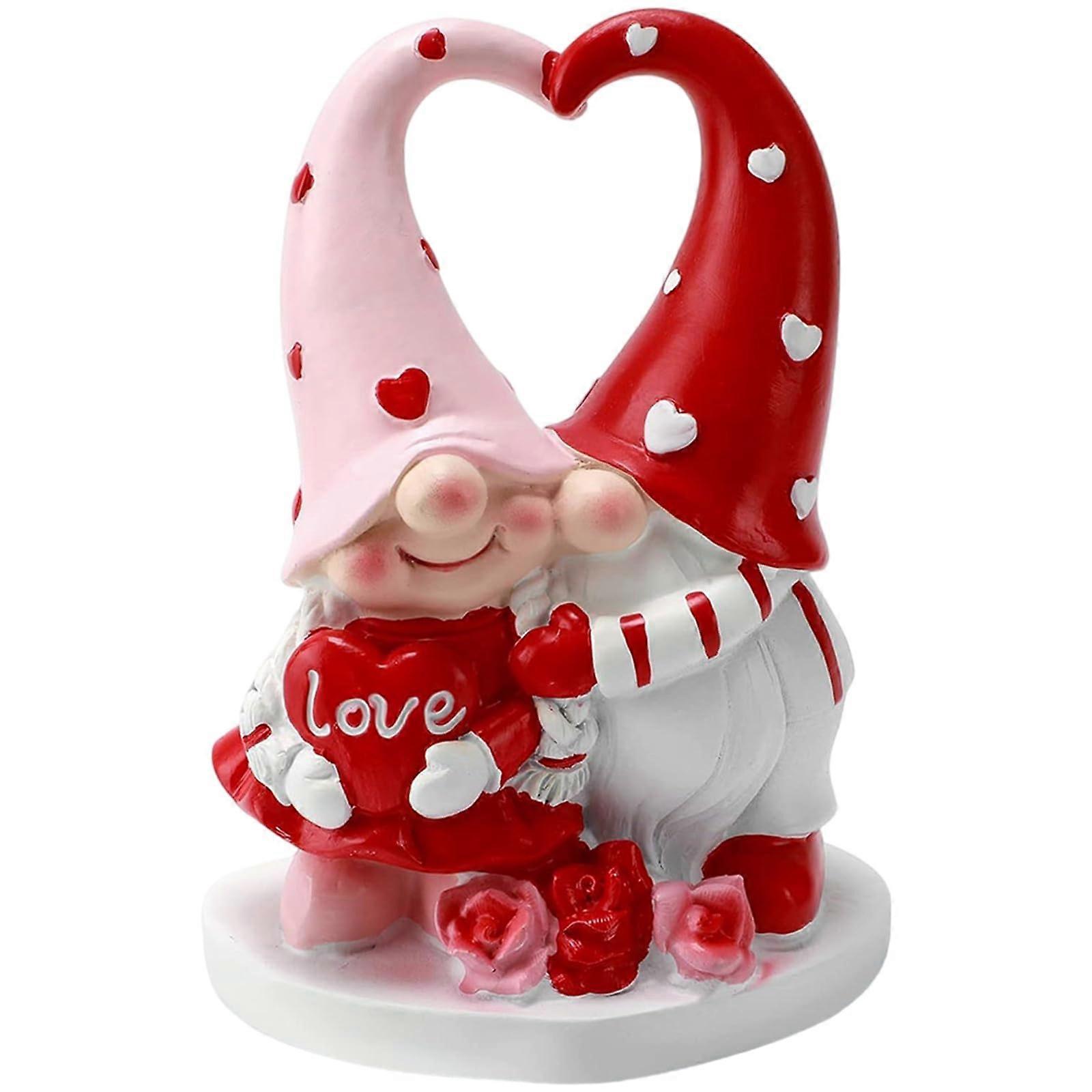 Resin Sculpture Love Themed Couple Statue For Bookshelves And Desks - Various Sizes Available, Office And Library Decor