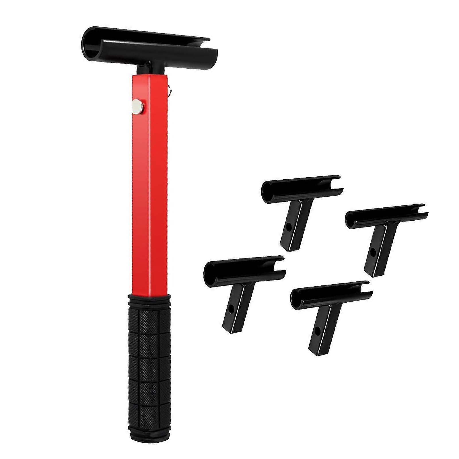 4 in 1 Door Hinge Adjustment Tool Wrench for Easy Hinge Adjustments in Residential and Commercial Buildings (14/19/21/25 mm Sizes)