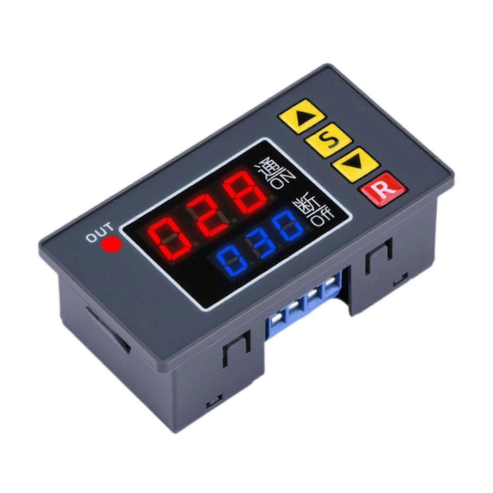 Timer Relay Automotive Digital Delay Relay with Dual Time Display  Performance Timer Switch Module DC 12V