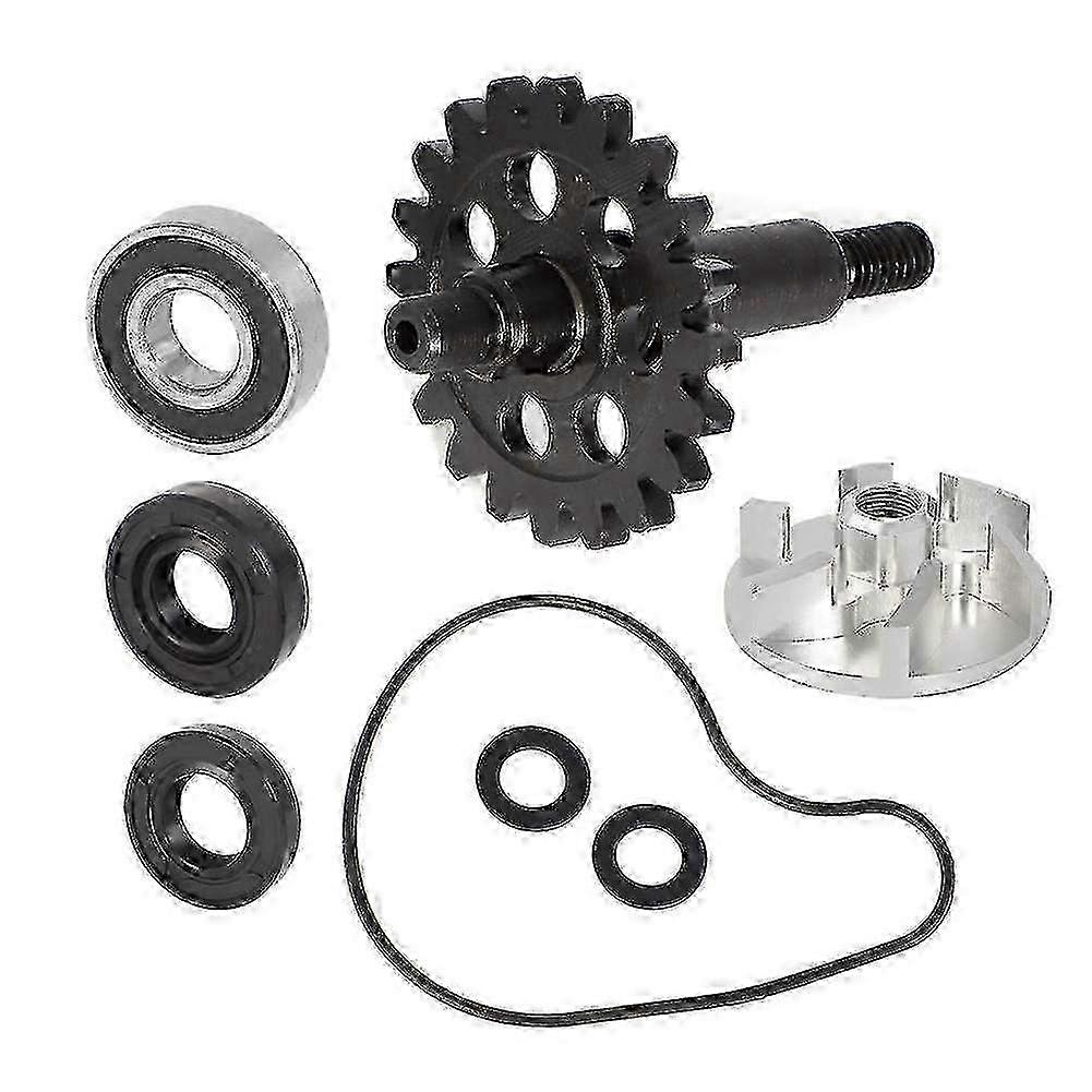 طقم تروس عمود المكره لمضخة المياه متوافق مع Yamaha YZ250F و WR250F 2001-2013 - قطع غيار عالية الجودة