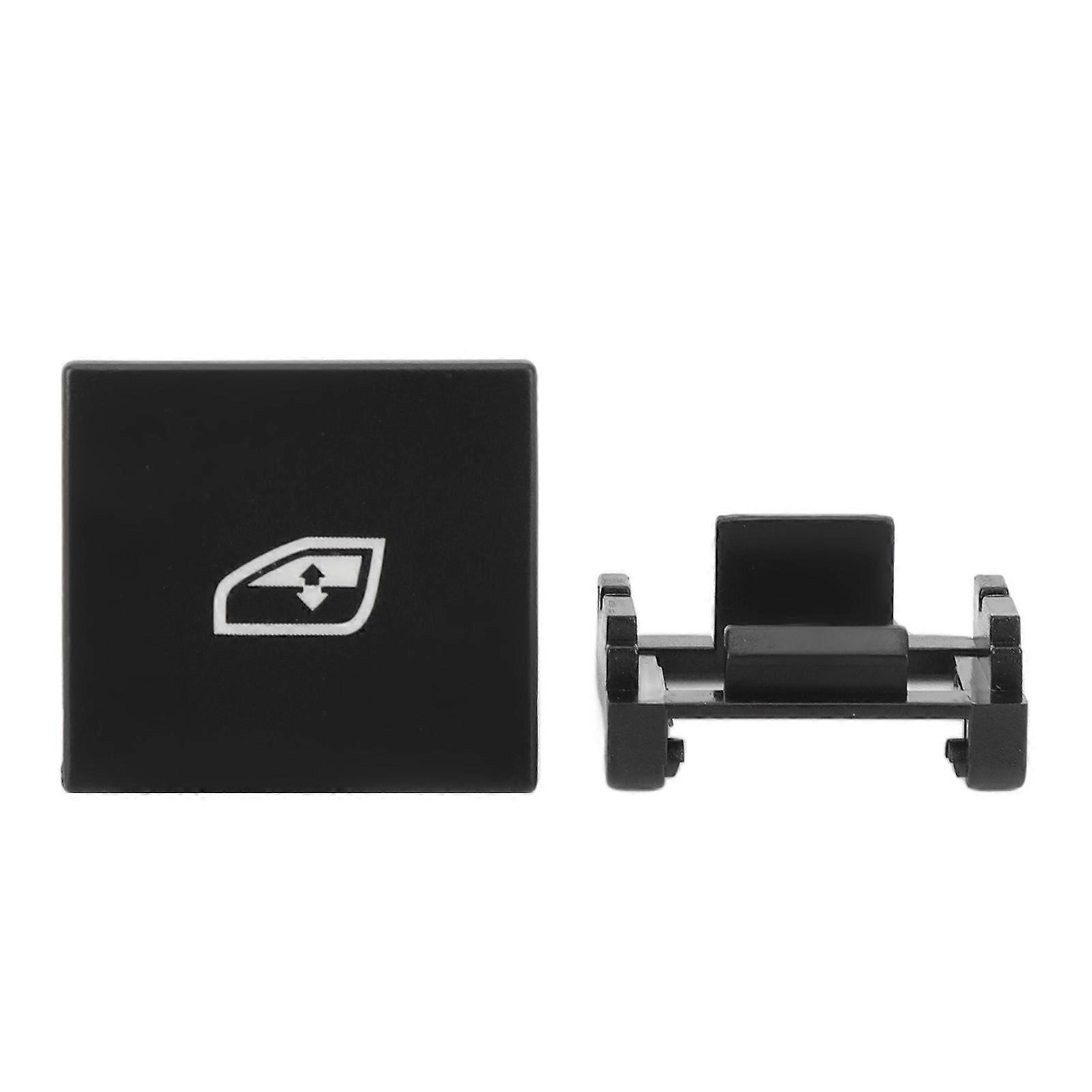 Matte Black Driver Side Power Window Switch Button Dust Resistant Scratch Proof for Vehicle Front Window