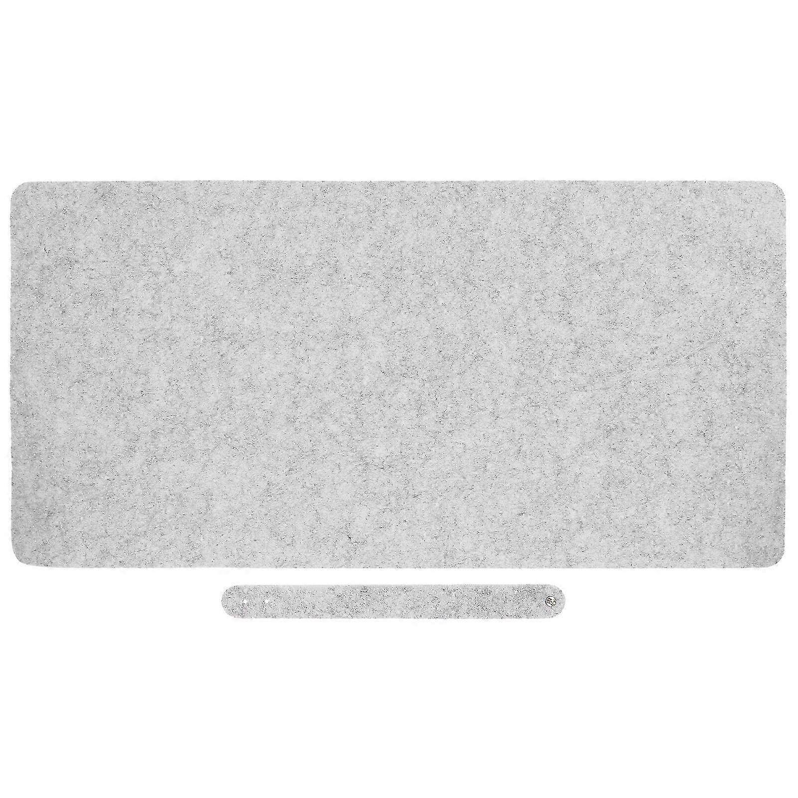Portable Felt Desk Pad with Non-slip Base for Home Office 70x50cm