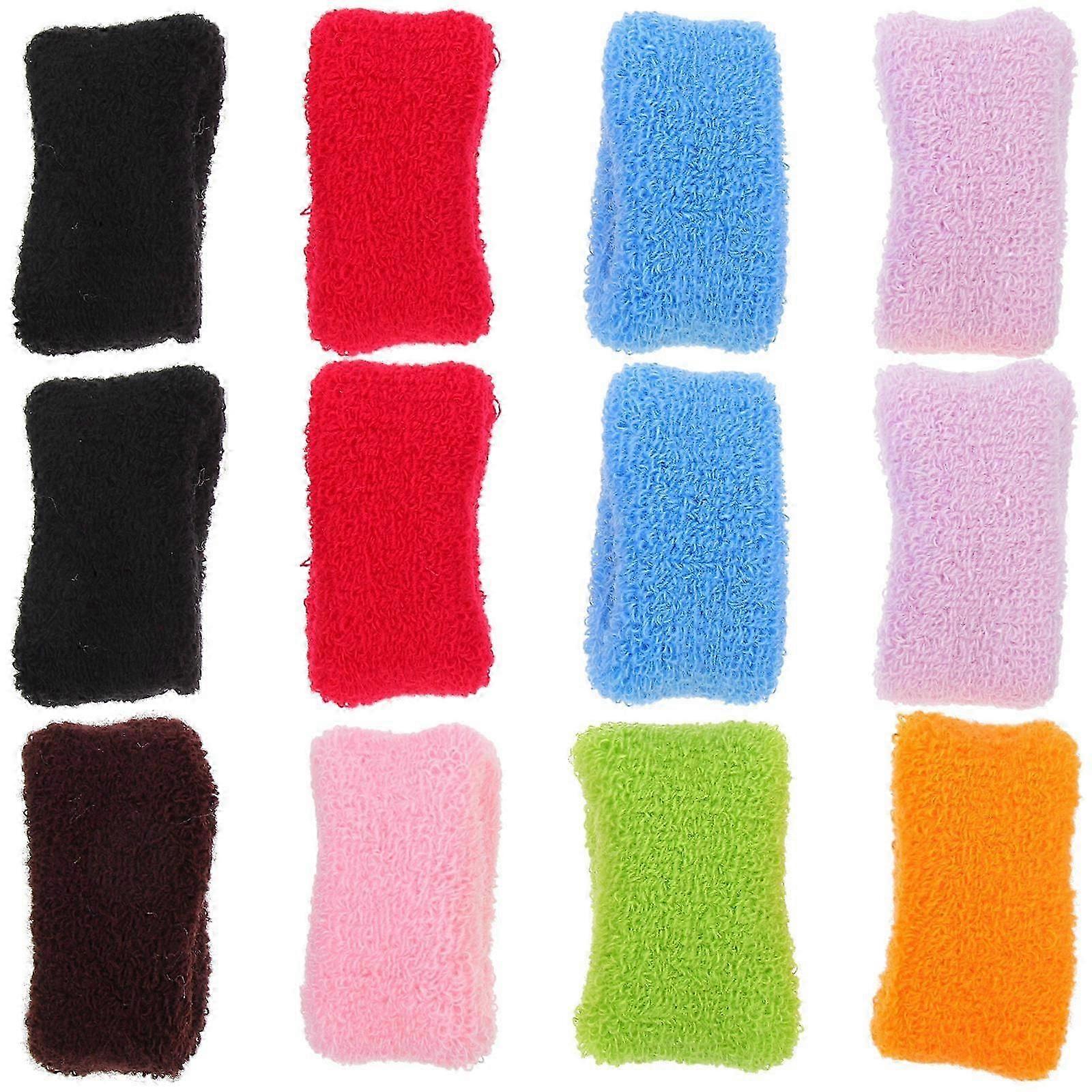Morbidi elastici per capelli da donna elastici Supporti per coda di cavallo Colore assortito Vita quotidiana 12 pezzi