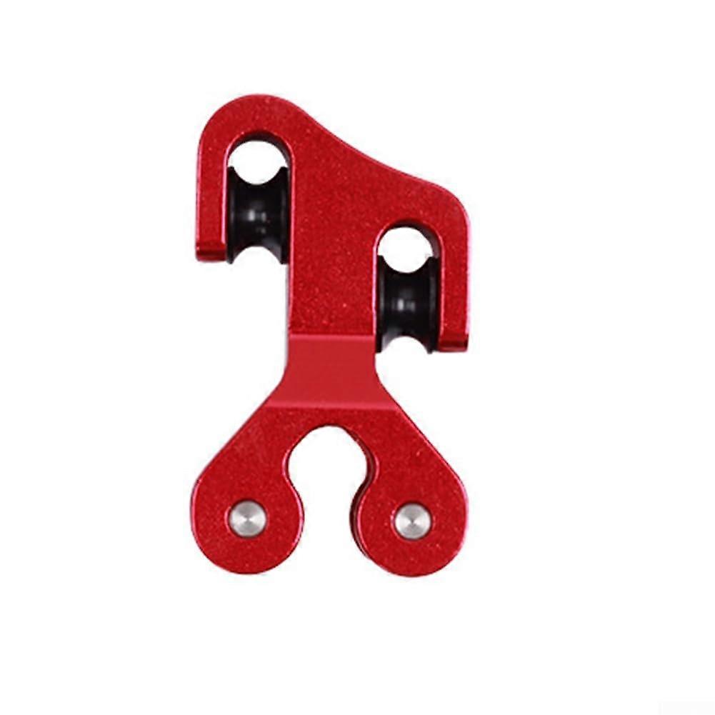Cable Slide,Aluminum Compound Bow Cable Slide Reducer for 3/8' Diameter Improved Speed Accuracy (Red)