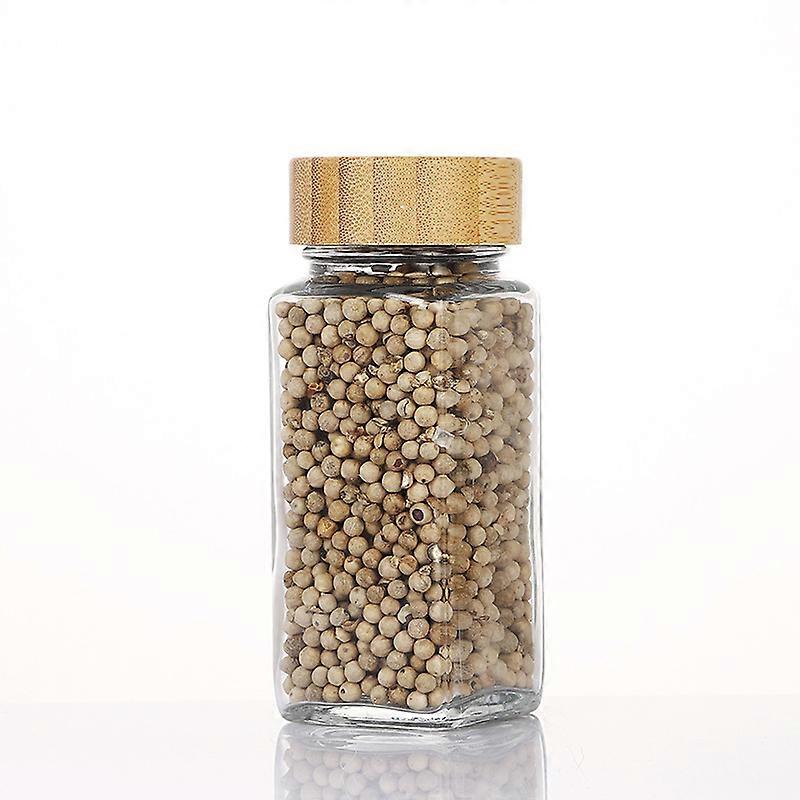 Luxora Square Spice Jar Kitchen Spice Container With Lid Glass Spice Jar