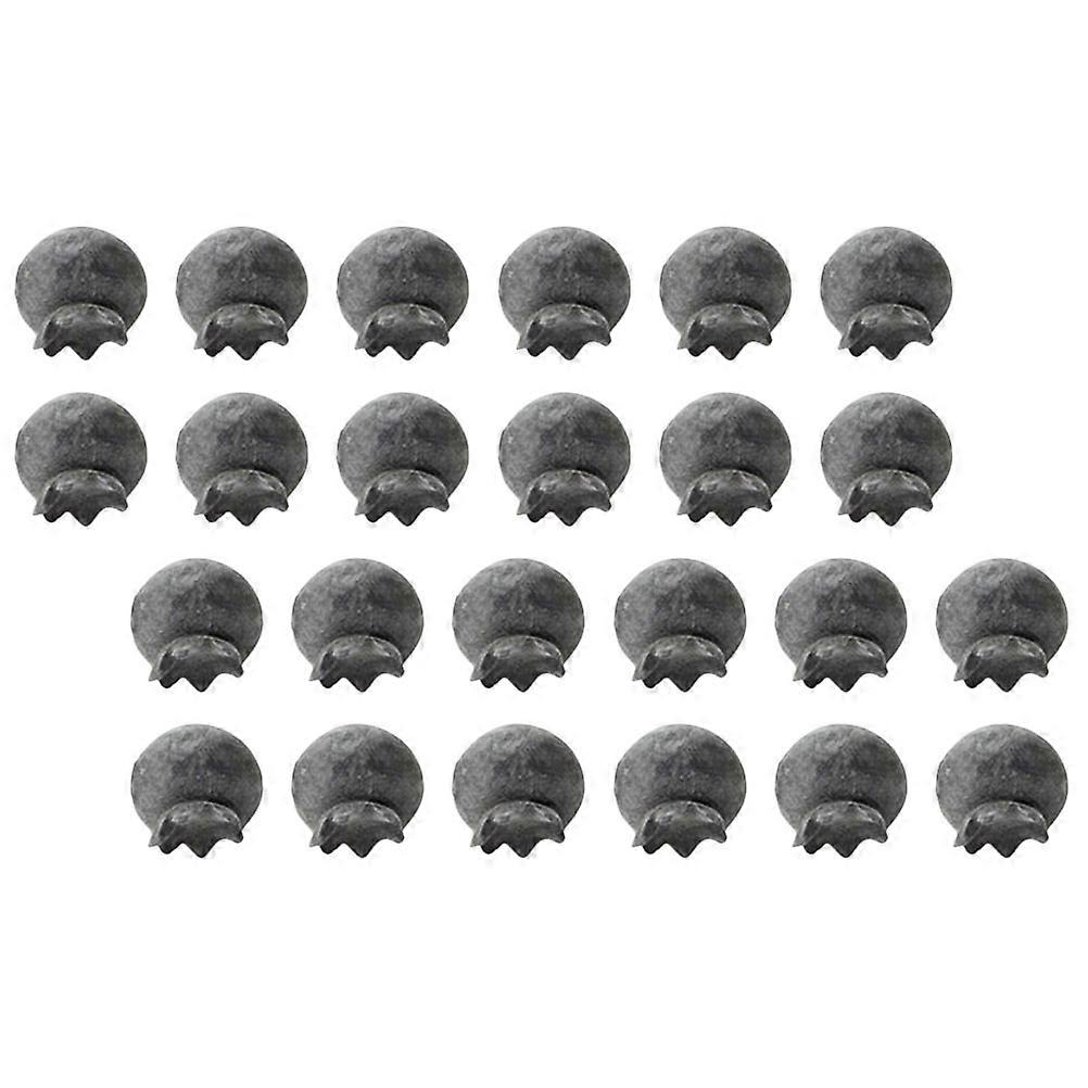 Fruit Model Decor Simulation Blueberries Model Home Decor Foam Black for Fruit Display 24Pcs