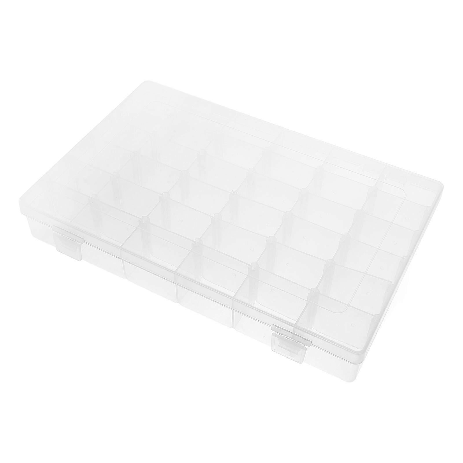 Clear Plastic Organizer for Fishing Tackles and Crafts with White Pp Material Organizing 1Pack