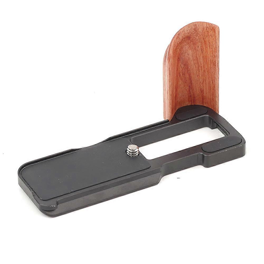 Camera Quick-release Solid Wood Handle Accessories for Canon PowerShot V1 (Black)