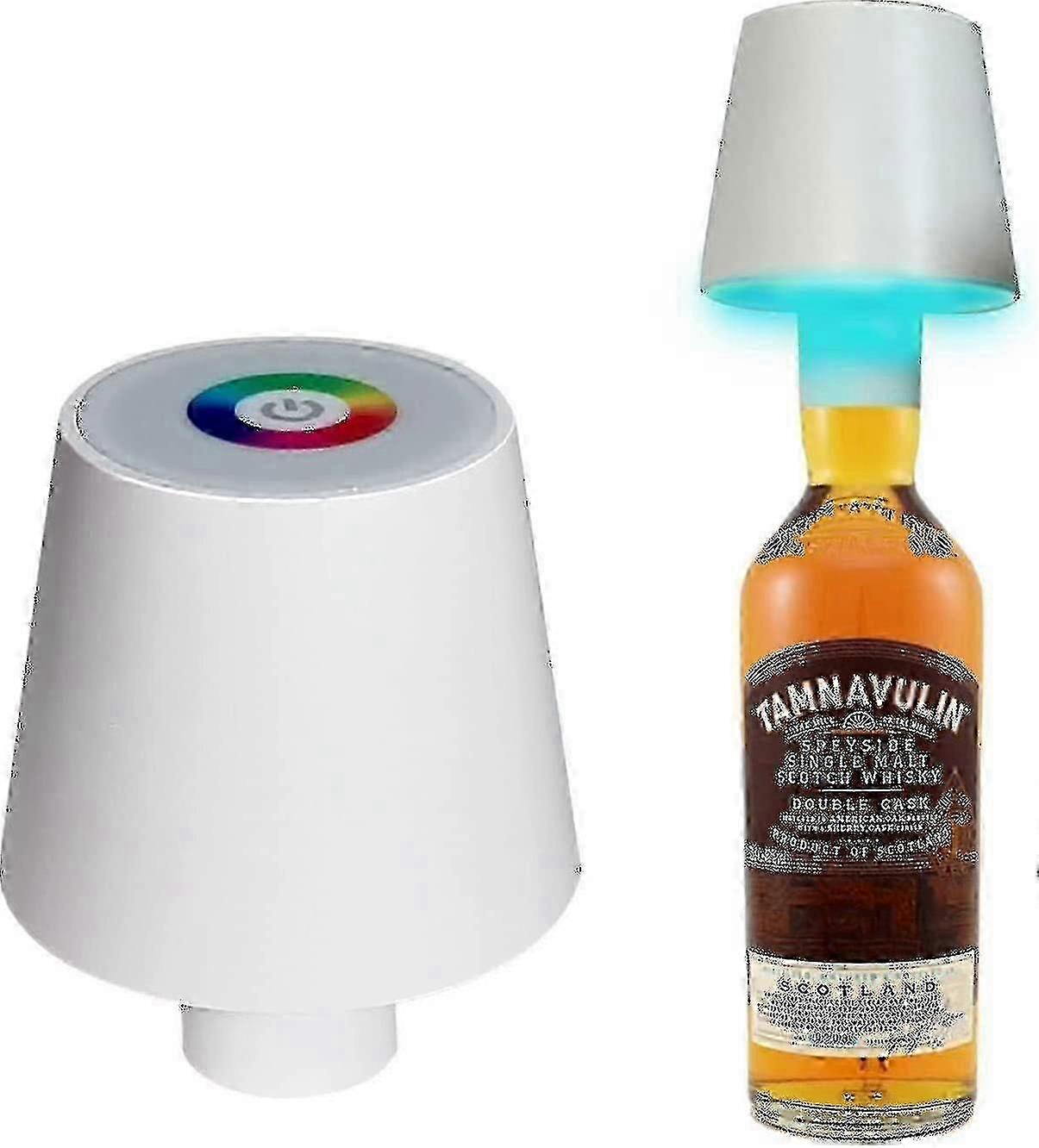 Rechargeable Led Table Lamp, Dimmable Bottle Lamp, Ip54 Wireless To...