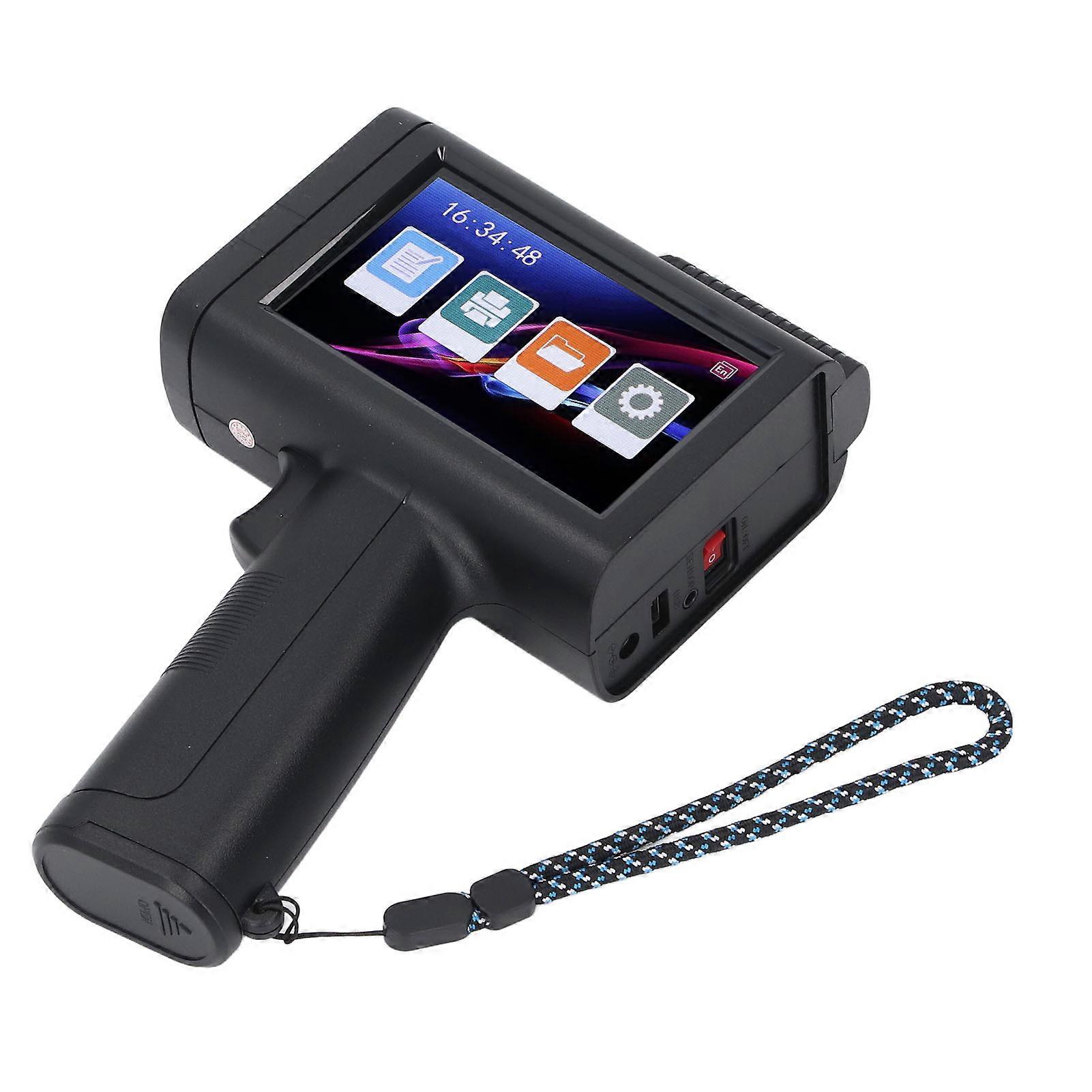Handheld Inkjet Printer 12.7mm 4.3" LED Touch Screen Portable Coding