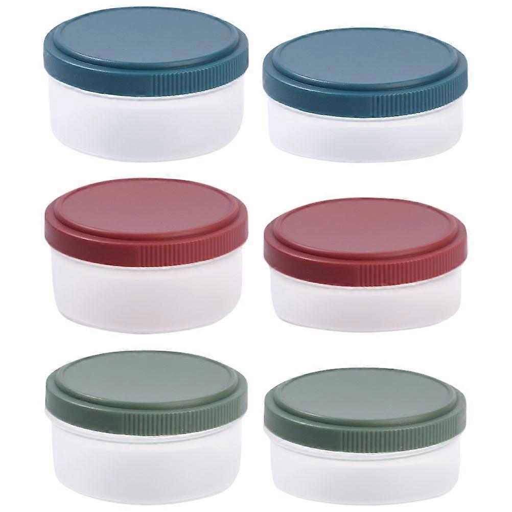 6pcs Sauce Containers for Lunch Box Freezer Containers Dressing Container with Lids Sauce Container with Lid Salad Meal Prep Containers Dipping Sauce 