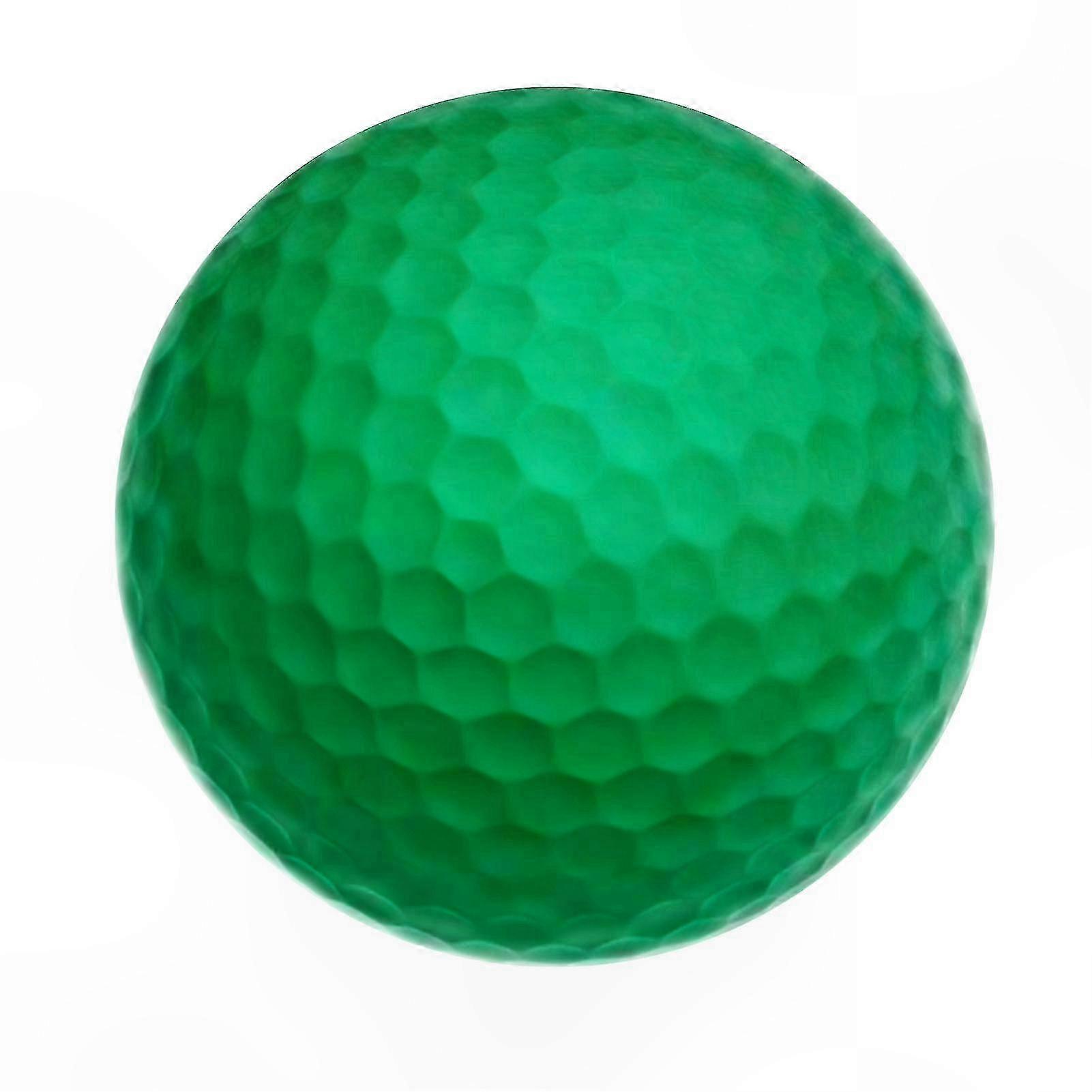 Two-Layer Golf Ball with Multicolor Design, Durable and Lightweight Golf Accessories for Enthusiasts