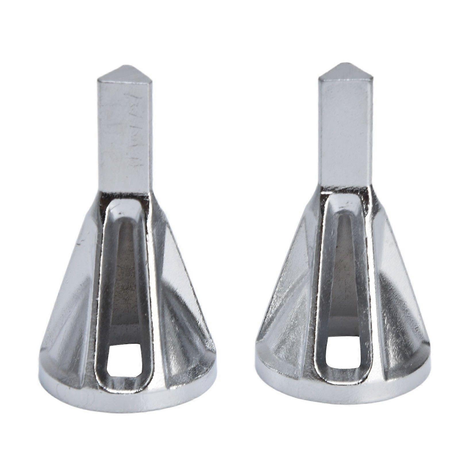 2pcs Deburring Chamfering Device Triangular Handle Deburring External Drill for Stainless Steel Copper Brass Aluminum
